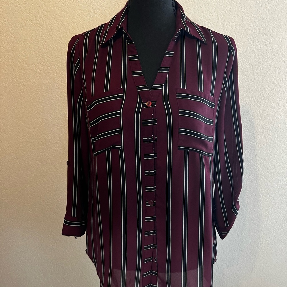 Womens Stripped Blouse